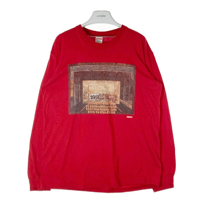 Tシャツ・カットソー FW19 Supreme Martin Wong Supreme Attorney Street L/S Tee SUPREME 19AW Martin Wong Attorney Street L S Tee XL BLACK