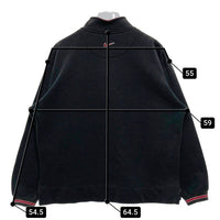 NIKE ナイキ 刺繍ロゴ ハーフジップ スウェット トレーナー ブラック sizeM 瑞穂店