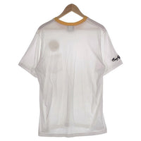 CORE FIGHTER コアファイター プリント 袖刺繡 ポケットTシャツ トリム ホワイト イエロー Size XL 福生店