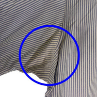 Ralph Lauren ラルフローレン YARMOUTH ボタンダウン ストライプシャツ ホワイト ライトブルー コットンオックスフォード Size 16 1/2 福生店
