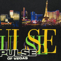 00's PULSE OF VEGAS ダブルサイド プリントTシャツ ブラック DELTA Size XL 福生店
