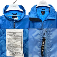 NIKE ナイロンジャケット 90-00s 中綿 ブルー sizeXL 瑞穂店