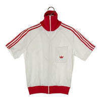 adidas アディダス ads-6f ジャージ 半袖 ホワイト レッド SizeS 瑞穂店