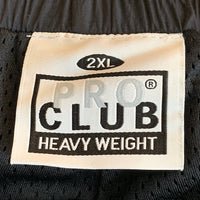 PRO CLUB プロクラブ FULL COURT WINDBREAKER PANTS ウィンドブレーカーパンツ トラック ブラック ナイロン リフレクター Size 2XL 福生店
