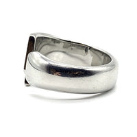 HERMES エルメス カルーゼルリング メタル シルバー ブラック Size T60 20号 福生店