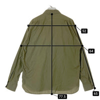 BUZZ RICKSON’S バズリクソンズ BR28219 ユーティリティシャツ N-3 復刻 長袖シャツ USNスタンプ 海軍 カーキ size17 瑞穂店