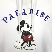 PARADISE NYC パラダイス MICKEY BONER HOOD DOMICILE TOKYO ミッキープリント スウェットパーカー ホワイト Size XL 福生店