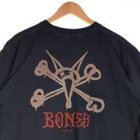 00's POWELL PERALTA パウエル ペラルタ RAT BONES ラットボーンズ 半袖 Tシャツ ブラック Size L 福生店