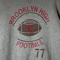 JELADO ジェラード BROOKLYN HIGH FOOTBALL 両V クルーネック スウェットトレーナー グレー sizeXL 瑞穂店