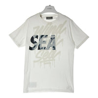 WIND AND SEA ウィンダンシー WDS-ITLIV-02 its a living Tシャツ ホワイト sizeM 瑞穂店