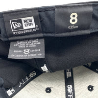 SUPREME シュプリーム 12AW Leather Visor Box Logo New Era レザーバイザー ボックスロゴニューエラ ベースボールキャップ ブラック Size 8 (63.5cm) 福生店