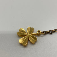 CHANEL シャネル ココマーク NO.5 ピアス クローバーモチーフ ゴールド ラインストーン 01A 片方 ゴールド瑞穂店