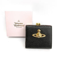 VIVIENNE WESTWOOD ヴィヴィアンウェストウッド 3218C9K1 がま口 2つ折り財布 ブラック 瑞穂店