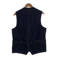 SUGAR CANE シュガーケーン ウォバッシュストライプ ワークベスト ネイビー Size 40 福生店