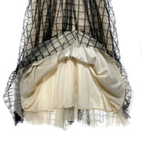 French pave フレンチパヴェ チェックレース スカート ベージュ sizeF 瑞穂店