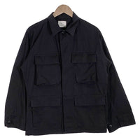 90's U.S.ARMY 米陸軍 BDU ミリタリー ファティーグジャケット ナイロン コットン リップストップ ブラック 8415-01-422-1991 97年会計 Size S-S 福生店