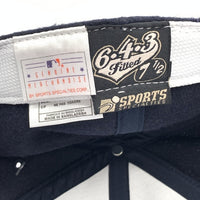 Sports Specialties スポーツスペシャリティーズ MLB ニューヨーク・ヤンキース アクリル ウール ベースボールキャップ ネイビー 刺繡 バングラデシュ製 Size 7 1/2 (59.6cm) 福生店