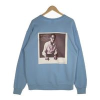 WACKO MARIA ワコマリア BILL EVANS ビルエヴァンス 刺繡 バックプリント スウェットクルーネックトレーナー ブルー Size L 福生店