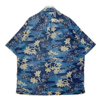 POLO SPORT ポロスポーツ ラルフローレン コットン オープンカラーシャツ アロハ ハイビスカス ブルー Size XL 瑞穂店