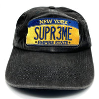 SUPREME シュプリーム 25SS Licence Plate 6-Panel ライセンスプレート 6パネル キャップ ブラック 福生店