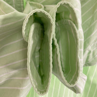 Ralph Lauren ラルフローレン BLAKE ストライプ 長袖 オックスフォードシャツ ミントグリーン sizeL 瑞穂店