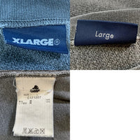 XLARGE エクストララージ 半袖スウェットクルーネック チャコールグレー 0121207 薄手 Size L 福生店