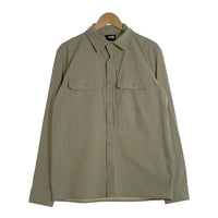 THE NORTH FACE ノースフェイス Sniktau Long-Sleeve Sun Shirt ロングスリーブシャツ 内メッシュ スナップボタン ライトグリーン NF0A7WO4 Size M 福生店