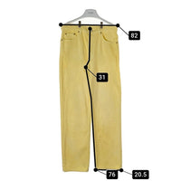 Levi's リーバイス 510-0251 USA製 ボタン裏525 デニムパンツ 後染めイエロー size33 瑞穂店