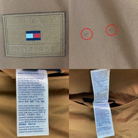 TOMMY HILFIGER トミーヒルフィガー リバーシブル 中綿ブルゾン ブラウン sizeXL 瑞穂店