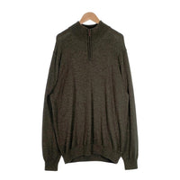 Brooks Brothers ブルックスブラザーズ ウール ハーフジップ プルオーバーニットセーター モスグリーン Size XL 福生店