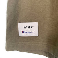 WTAPS ダブルタップス 20SS Champion チャンピオン BLANK SS ブランクショートスリーブTシャツ オリーブ C8-T342 Size XL 福生店