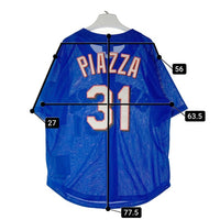 mitchell&ness ミッチェルアンドネス MLB ベースボールシャツ NY METS ニューヨーク・メッツ #31 マイク ピアッツァ Mike Piazza ピアザ ブルー sizeXL 瑞穂店