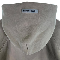 FOG ESSENTIALS エッセンシャルズ フロントラバーロゴプリント プルオーバースウェットパーカー カーキ Size L 福生店