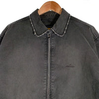 NAUTICA ノーティカ 24SS クラッシュドチノ ジップブルゾン ジャケット グレー USED/ダメージ加工 241-1538 Size L 福生店