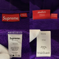 SUPREME シュプリーム 19SS Star Zip Up Sweatshirt スタージップアップスウェットパーカー パープル Size M 福生店