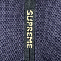 SUPREME シュプリーム 19AW LACOSTE ラコステ Pique Zip L/S Polo ピケ ハーフジップポロシャツ ロングスリーブ ネイビー Size M 福生店