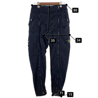 STONE ISLAND ストーンアイランド 22AW NYLON METAL IN ECONYL Front Zip Cargo Pants ナイロンメタル カーゴパンツ ブラック 77153169 Size W31 福生店