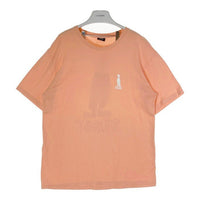 STUSSY ステューシー シャドーマン ビッグロゴ Tシャツ サーモンピンク sizeL 瑞穂店