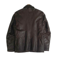 50's~ Irvin forster アーヴィンフォースター ホースハイド レザージャケット TALONジップ 裏キルティング ブラウン Size 40 福生店
