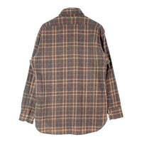 PENDLETON ペンドルトン 70's USA製 ウールシャツ 両ポケット ベージュxブルー sizeL 瑞穂店