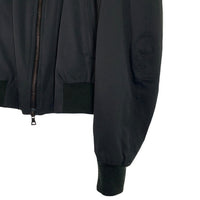 PRADA SPORT プラダスポーツ Shearling Jacket コットン ナイロン 中綿 リブジャケット 襟ボア モスグリーン ブラック SGA560 Size 50 福生店