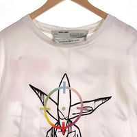 OFF-WHITE オフホワイト 20SS FUTURA フューチュラ Oversized Fit Alien T-Shirt エイリアン グラフィックプリントTシャツ ホワイト OMAA038S20185050 Size M 福生店