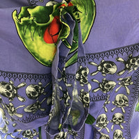WACKO MARIA ワコマリア The Guilty Parties 56 Tattoo Studio Hawaiian Shirt アロハシャツ パープル sizeXL 瑞穂店
