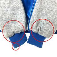 Crafted by NASCO クラフテッドバイナスコ USA製 TRI-WEST BRUINS 袖フリース スタジャン ブルー sizeM 瑞穂店