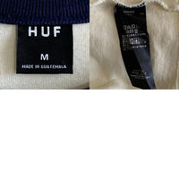 HUF ハフ FUCK IT FOOTBALL SHIRT フットボールシャツ Tシャツ コットン アイボリー KN00498 Size M 福生店