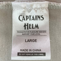 CAPTAINS HELM キャプテンズヘルム BONNIE CLYDE ボニー クライド 長袖Tシャツ グレー sizeL 瑞穂店