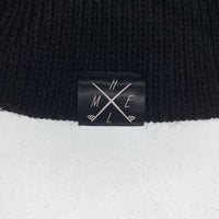 CAPTAINS HELM キャプテンズヘルム 17AW BORDER SWEATER ボーダークルーネックセーター ブラック ホワイト ポリ アクリル ウール Size L 福生店