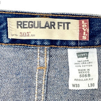 Levi's リーバイス 505 メキシコ製 ボタン裏322M デニムパンツ インディゴ size33 瑞穂店