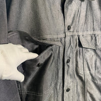 Mega Maxx Jeans MGMX メガマックスジーンズ トラッカージャケット シルバー Size XXL 福生店