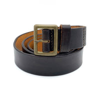 RAGTIME BELAFONTE CLOTHING ラグタイム ベラフォンテ 30mm レザーベルト ブラウン 茶芯 Size 38 福生店